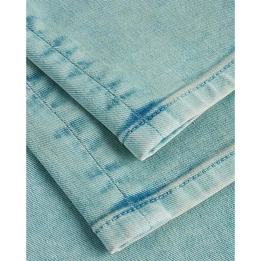 NWT Express Mid Rise Mint Green Tinted Boyfriend Jeans, Size 8R